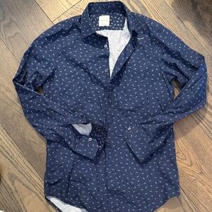 paul smith Dark Blue Casual Button Down Shirt